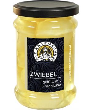 Zwiebel mit Frischkäse