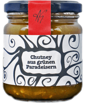 Chutney Grüne Paradeiser