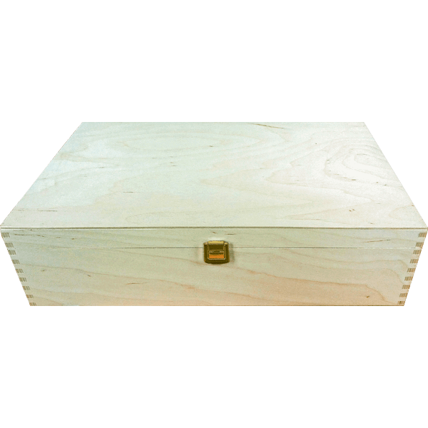 Geschenkkassette 3er Holz (40x24x10 cm)