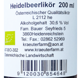 Heidelbeerlikör 0,20L